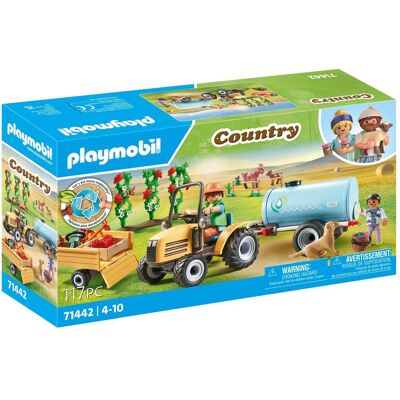 71442 Traktor mit Anhänger und Wassertank (71442, Playmobil Country) 71442 Traktor mit Anhänger und Wassertank (71442, Playmobil Country)