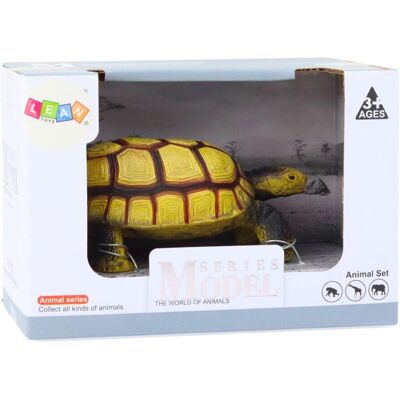 Lean Toys Beige-braune Schildkröten-Reptilfigur Lean Toys Beige-braune Schildkröten-Reptilfigur