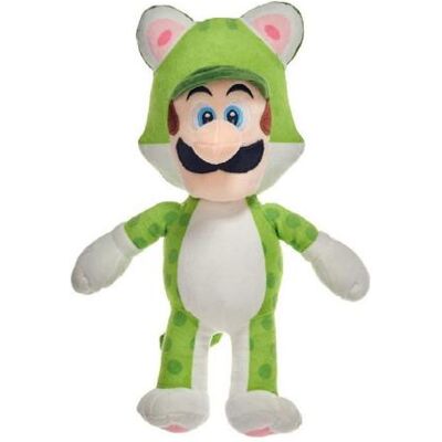 Super MARIO 3D LAND - Luigi Chat - Peluche 25cm (25 cm) Super MARIO 3D LAND - Luigi Chat - Peluche 25cm (25 cm)