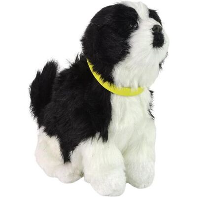 Lean Toys Interaktiver Plüschhund mit weichem Fellbesatz Collie-Rasse (19 cm) Lean Toys Interaktiver Plüschhund mit weichem Fellbesatz Collie-Rasse (19 cm)