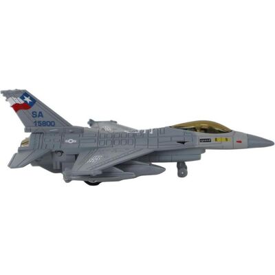Lean Toys Modell eines Flugzeugs mit Reibungsantrieb, marineblau oder grau Lean Toys Modell eines Flugzeugs mit Reibungsantrieb, marineblau oder grau