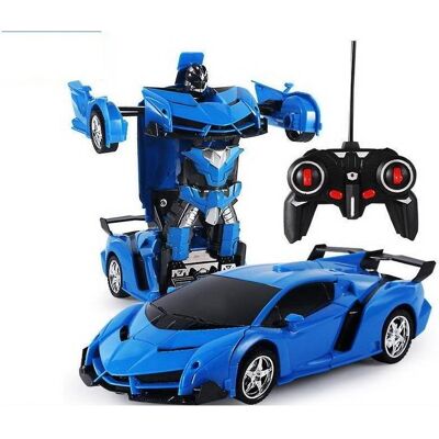 Lean Toys Auto Robot Transformers 2in1 R/C blau Lean Toys Auto Robot Transformers 2in1 R/C blau