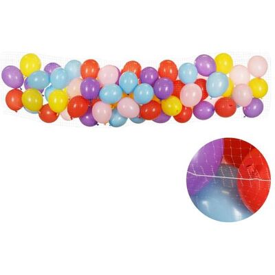 Partydeco Ballonfangnetz 3x1m Partydeco Ballonfangnetz 3x1m