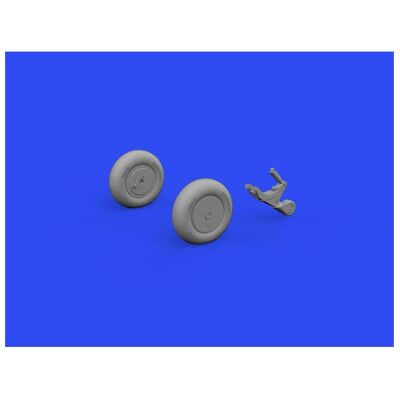 Eduard A6M wheels w/smooth tire for Eduard A6M wheels w/smooth tire for