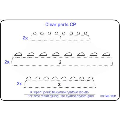 CMK Navigation Lichter blau CMK Navigation Lichter blau
