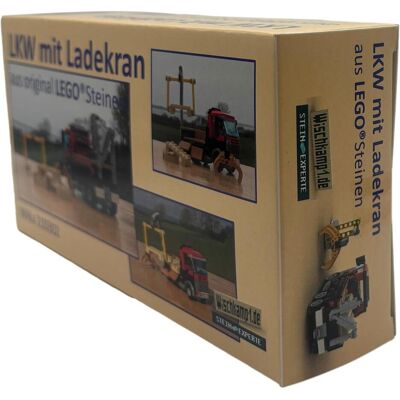 LKW mit Ladekran, Paletten & Nummernschild – Baustellenfahrzeug fuer City, Transport & Baustelle (LEGO City) LKW mit Ladekran, Paletten & Nummernschild – Baustellenfahrzeug fuer City, Transport & Baustelle (LEGO City)