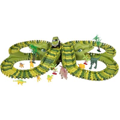 Lobbes Dinotrack Umfangreiches Spielset, 200-teilig. Lobbes Dinotrack Umfangreiches Spielset, 200-teilig.