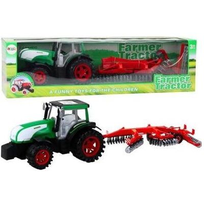Lean Toys Traktortraktor mit Anhänger Lean Toys Traktortraktor mit Anhänger
