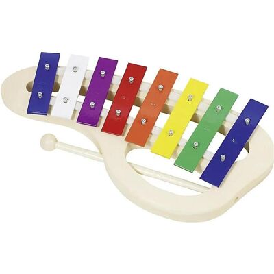 Goki Xylophon Gebogen 8 Töne (Deutsch, Englisch, Französisch, Italienisch) Goki Xylophon Gebogen 8 Töne (Deutsch, Englisch, Französisch, Italienisch)