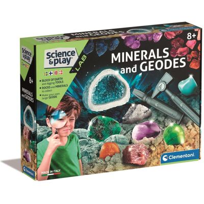Clementoni Mineralien und Geoden - Wissenschaftsset für Kinder Clementoni Mineralien und Geoden - Wissenschaftsset für Kinder