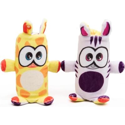 EPEE Dublusie-Maskottchen – doppelseitige Giraffe/Zebra (17 cm) EPEE Dublusie-Maskottchen – doppelseitige Giraffe/Zebra (17 cm)