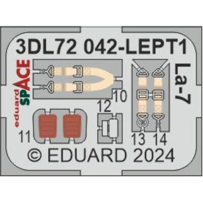 Eduard La-7 SPACE 1/72 Eduard La-7 SPACE 1/72