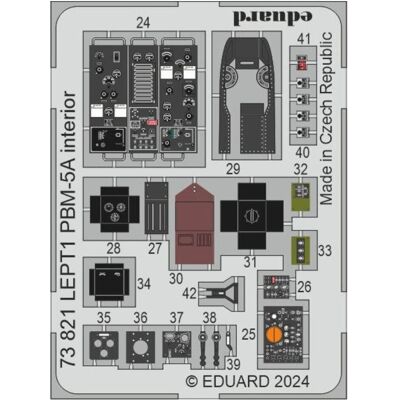 Eduard PBM-5A interior 1/72 ACADEMY Eduard PBM-5A interior 1/72 ACADEMY
