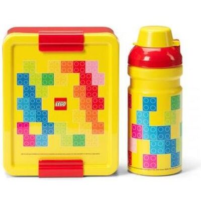 Lunch Set Brick Art Line: Bright Red Yellow 024 (LEGO Art) Lunch Set Brick Art Line: Bright Red Yellow 024 (LEGO Art)