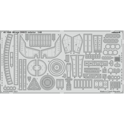 Eduard Mirage 2000D exterior for KINETIC Eduard Mirage 2000D exterior for KINETIC