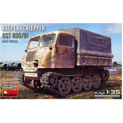 Mini art MINIART MA35480 1/35 Raupen Shrepper OST RSO/01 Mid Model Plastic Model (Military Vehicle) Mini art MINIART MA35480 1/35 Raupen Shrepper OST RSO/01 Mid Model Plastic Model (Military Vehicle)