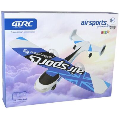Lean Toys R/C 4D-G3 Flugzeug mit blauem Licht Lean Toys R/C 4D-G3 Flugzeug mit blauem Licht