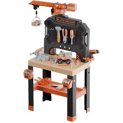 Smoby Black+Decker Werkbank mit Kran Smoby Black+Decker Werkbank mit Kran