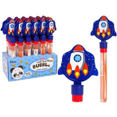 Lean Toys Raketenseifenblasen, blau, 30 cm Lean Toys Raketenseifenblasen, blau, 30 cm