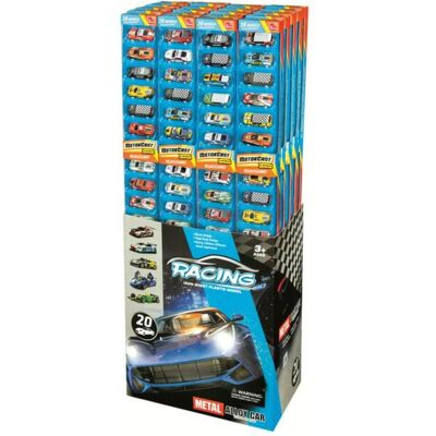 Rs Toys Set 20 Auto Die Cast Scatola Lunga In Floor Stand Rs Toys Set 20 Auto Die Cast Scatola Lunga In Floor Stand