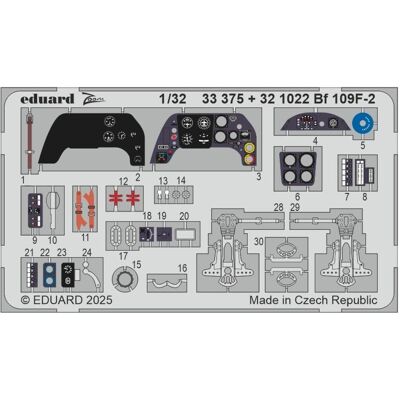 Eduard Bf 109F-2 HOBBY 2000 / HASEGAWA Eduard Bf 109F-2 HOBBY 2000 / HASEGAWA