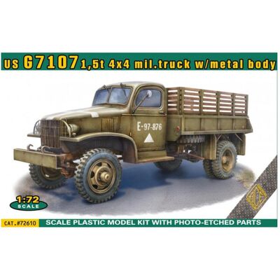 Ace US G7107 1,5t 4x4 army truck w/metal body Ace US G7107 1,5t 4x4 army truck w/metal body
