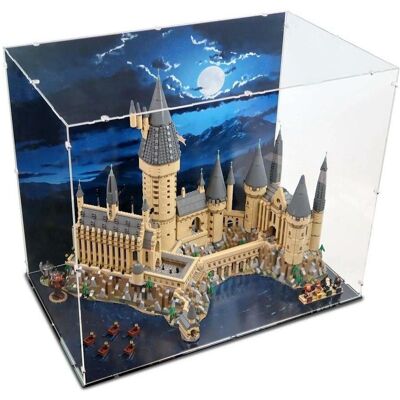 iDisplayit Acryl-Display für LEGO 71043 Harry Potter Schloss Hogwarts (Mit Hintergrundbild) iDisplayit Acryl-Display für LEGO 71043 Harry Potter Schloss Hogwarts (Mit Hintergrundbild)