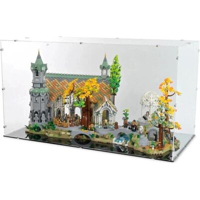 iDisplayit Acryl-Display für LEGO 10316 Der Herr der Ringe: Bruchtagl (Mit schwarzem Boden) iDisplayit Acryl-Display für LEGO 10316 Der Herr der Ringe: Bruchtagl (Mit schwarzem Boden)