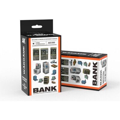 AK Interactive BANK SET WARGAME (RESIN 30-35MM) AK Interactive BANK SET WARGAME (RESIN 30-35MM)