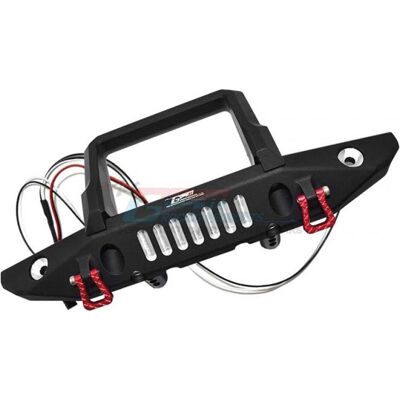 GPM aluminium front bumper with d-rings -15pc set black 1/6 axial 4wd scx6 jeep jlu wrangler GPM aluminium front bumper with d-rings -15pc set black 1/6 axial 4wd scx6 jeep jlu wrangler
