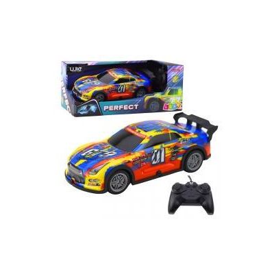 Lean Toys Ferngesteuertes Rc-Rennauto Leuchtendes Gehäuse Blau Und Gelb Lean Toys Ferngesteuertes Rc-Rennauto Leuchtendes Gehäuse Blau Und Gelb