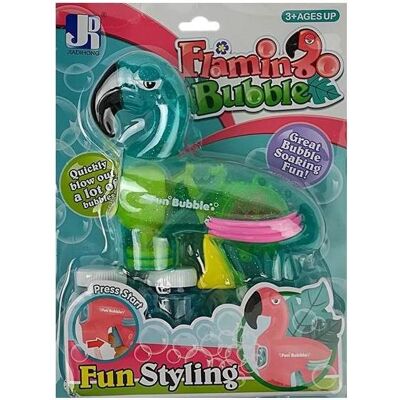 Lean Toys Leantoys Seifenblasenpistole Flamingo Blau Lean Toys Leantoys Seifenblasenpistole Flamingo Blau