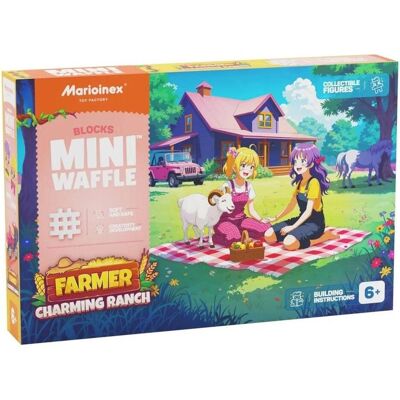 Marioinex Klocki Mini Waffle Farmer Urocze ranczo 112 elementów Marioinex Klocki Mini Waffle Farmer Urocze ranczo 112 elementów