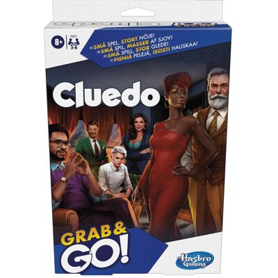 Hasbro Cluedo Grab & Go - Klassisches Detektivspiel Hasbro Cluedo Grab & Go - Klassisches Detektivspiel