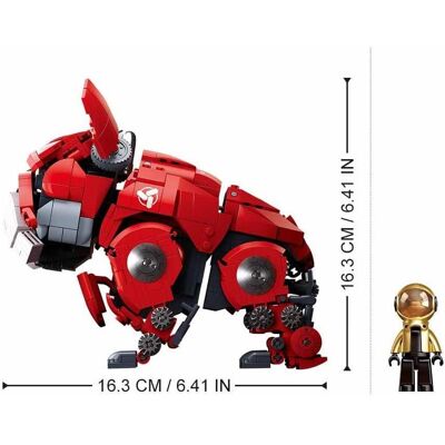 Sluban Pleyerid M38-B1112A Mechanische Bulldogge rot Sluban Pleyerid M38-B1112A Mechanische Bulldogge rot