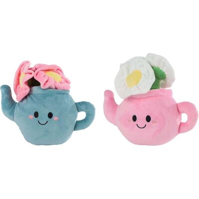 Take Me Home Plüschtier Pflanze aus Plüsch – Teekanne mit Blumen, 18 cm (18 cm) Take Me Home Plüschtier Pflanze aus Plüsch – Teekanne mit Blumen, 18 cm (18 cm)