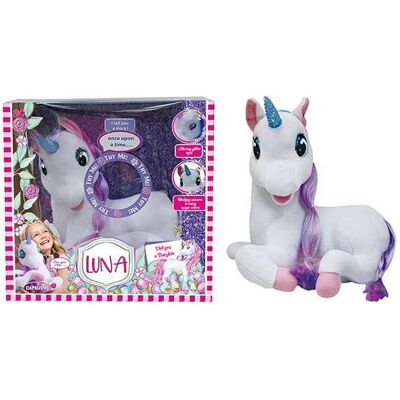 Dimian Luna Einhorn Plüschtier - Licht & Geschichten - Spielzeug Dimian Luna Einhorn Plüschtier - Licht & Geschichten - Spielzeug