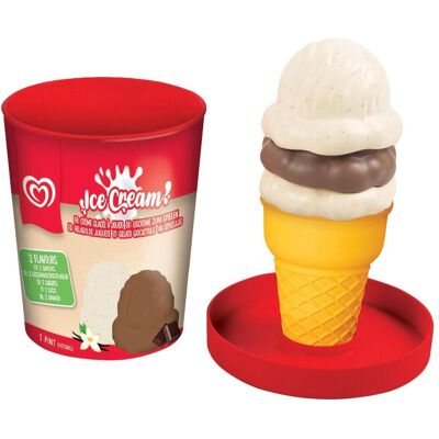Casdon, Kaufladen Zubehör, Ola Spiel-Eiskübel – Vanille und Schokolade Casdon, Kaufladen Zubehör, Ola Spiel-Eiskübel – Vanille und Schokolade