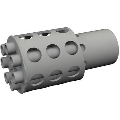 Eduard A-10C rotary gun flash suppressor PRINT Eduard A-10C rotary gun flash suppressor PRINT