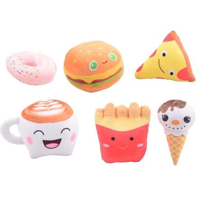 Johntoy Plüsch Fast Food - 2 Stück (10 cm) Johntoy Plüsch Fast Food - 2 Stück (10 cm)