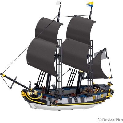 Brixies Plus Piraten Schiff gross / Pirate ship big Brixies Plus Piraten Schiff gross / Pirate ship big