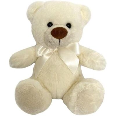 Stuffed toy Teddy bear, white, 20 cm (20 cm) Stuffed toy Teddy bear, white, 20 cm (20 cm)