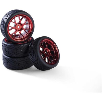 Carson 1:10 Räderset Y-Design3 (4) rot Carson 1:10 Räderset Y-Design3 (4) rot