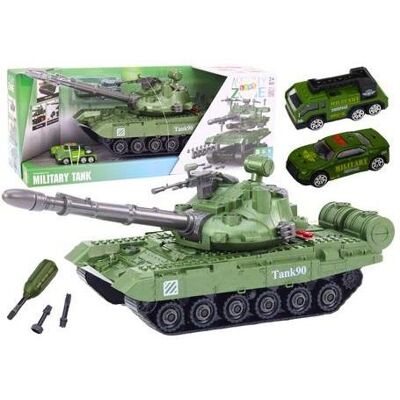 Lean Toys DIY-Militärpanzer zum Zerlegen, grüner Sound Lean Toys DIY-Militärpanzer zum Zerlegen, grüner Sound