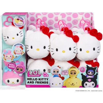 Magni MGA L.O.L. Surprise Loves Hello Kitty Reversible Plush Surprise (11.40 cm) Magni MGA L.O.L. Surprise Loves Hello Kitty Reversible Plush Surprise (11.40 cm)