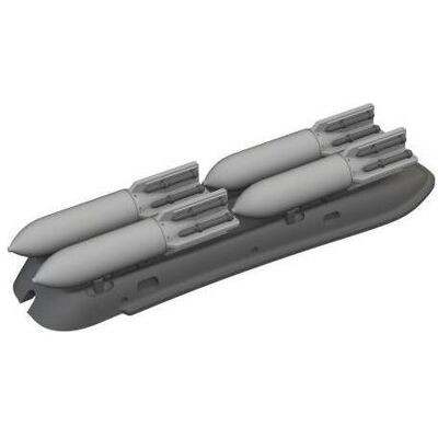 Eduard S-199 4xETC 50 rack w/bombs 1/72 Eduard S-199 4xETC 50 rack w/bombs 1/72