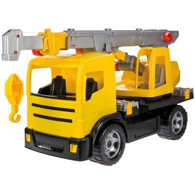 Lena GIGA TRUCKS Kranwagen gelb Lena GIGA TRUCKS Kranwagen gelb