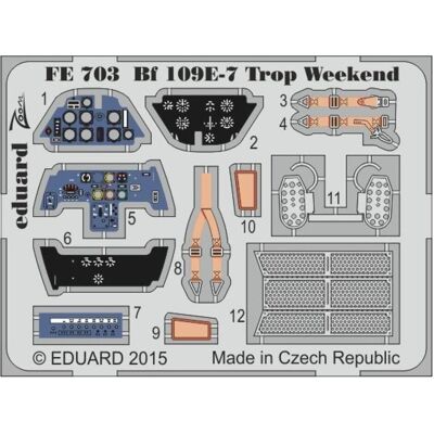 Eduard Bf 109E-7 Trop Weekend for Eduard Bf 109E-7 Trop Weekend for