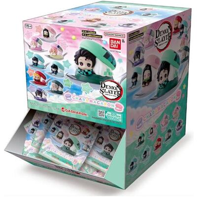 Banpresto Demon Slayer Gashapon Blind Chara Macaron 1pz Assortimento Banpresto Demon Slayer Gashapon Blind Chara Macaron 1pz Assortimento