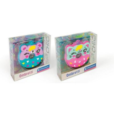 Clementoni Crazy Chic Lidschatten Tiere Donut Blau/Pink Clementoni Crazy Chic Lidschatten Tiere Donut Blau/Pink